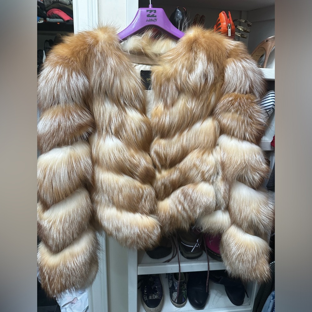 Real Fox Fur Coat